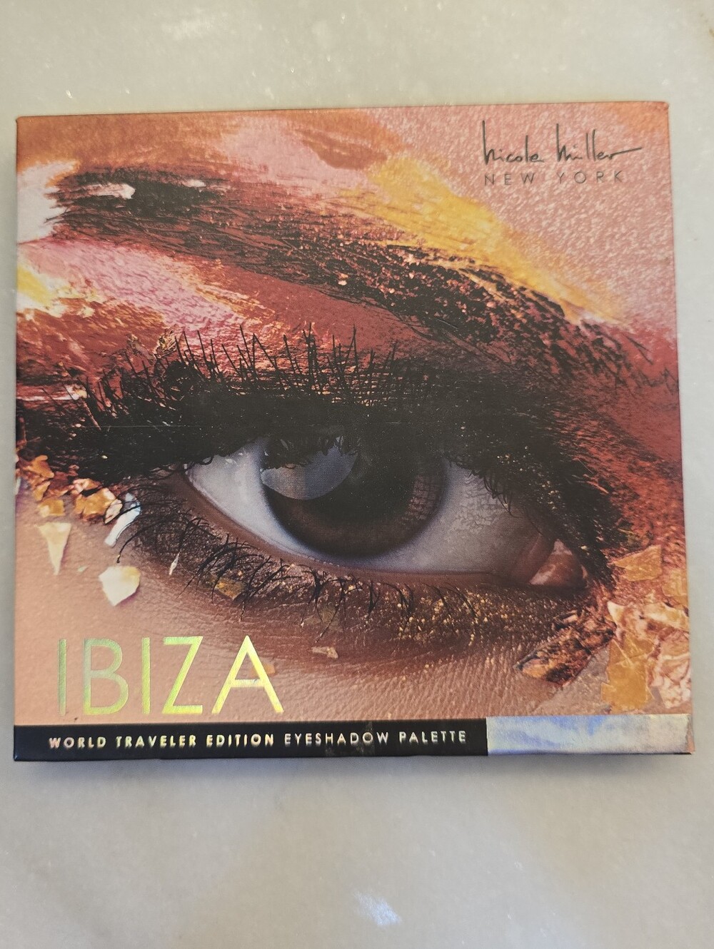 Nicole Miller Ibiza Eyeshadow Palette/Warm Pink & Gold Shades